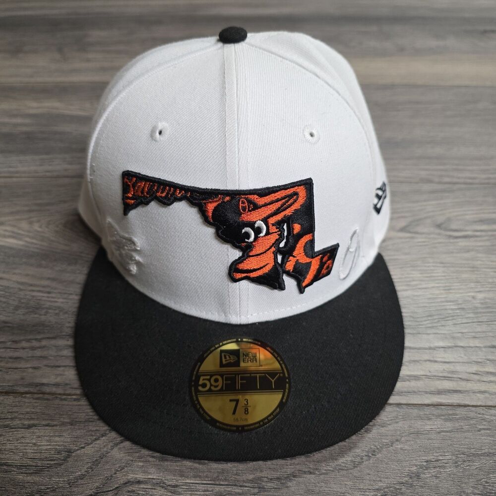 Baltimore Orioles Men's New Era 59Fifty Multicolor Cap 7 3/8 MLB Baseball NEW